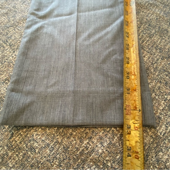 Banana Republic Tailored Slim Fit Gray Wool Pants Men’s 33x34 - Picture 5 of 13